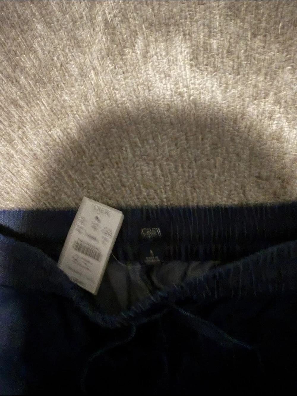 J. Crew Navy Drawstring Joggers